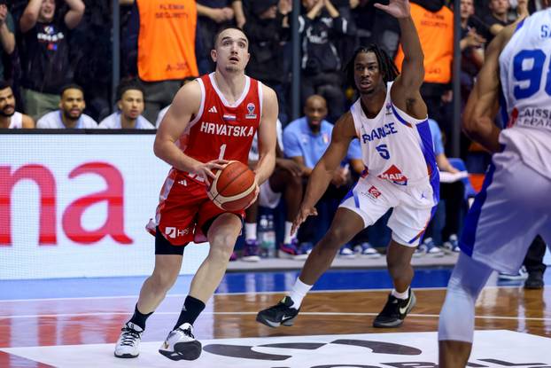 Zadar: Hrvatska i Francuska odigrali utakmicu kvalifikacija za EuroBasket