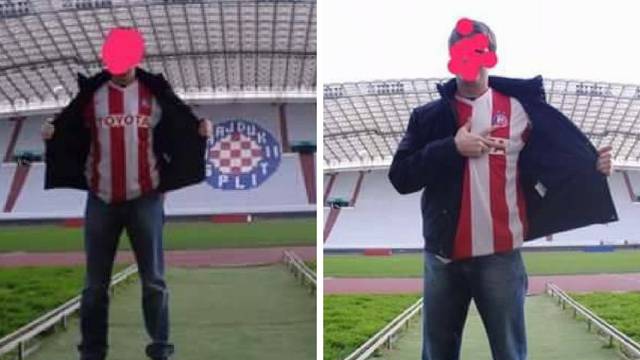 Opasna provokacija: Na Poljudu pozirao u dresu Crvene zvezde