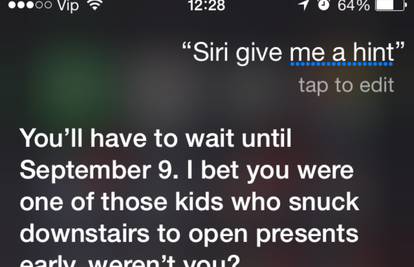 Ni Siri ne želi otkriti ništa o telefonu koji će otkriti 9. rujna