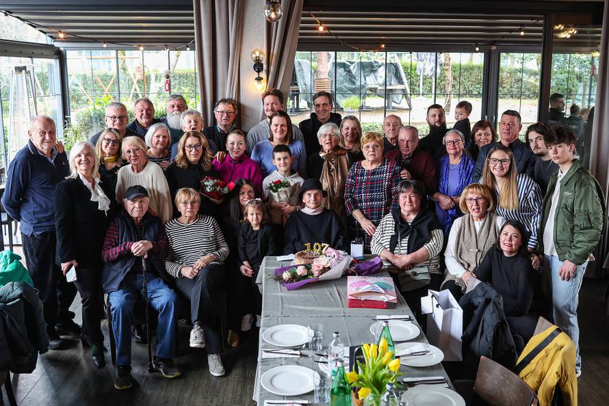 24SATA Proslava 107. ro?endana Ivke Br?i?, najstarije Zagrep?anke