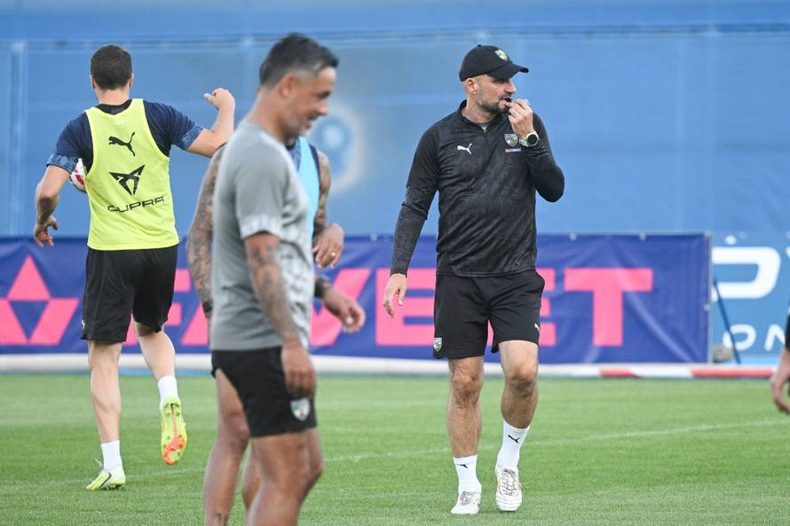 Zagreb: Trening FK Kauno Žalgiris uoci prve utakmice 3. kola kvalifikacija UEFA Lige prvaka