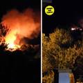 VIDEO Po&zcaron;ar na Vrgadi gasila i dva kanadera. Svjedoci tvrde: 'Ispaljivali su signalne rakete'