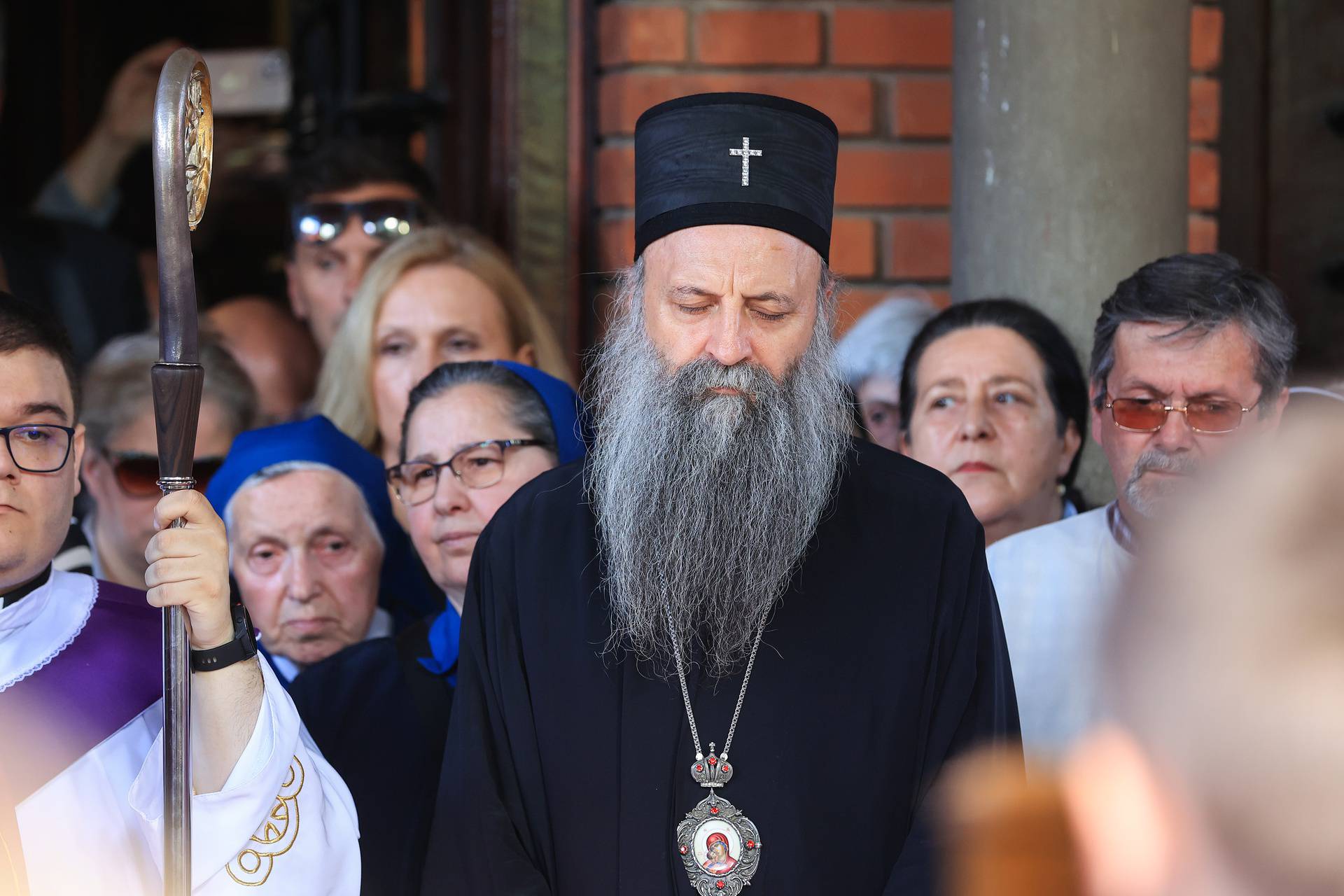 Beograd: Ispraćaj Mateja Periša u crkvi svetog Antuna Padovanskog