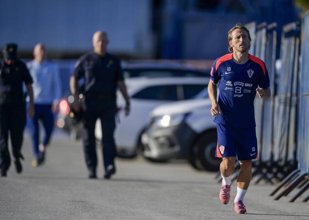 Zagreb: Trening hrvatske nogometne reprezentacije