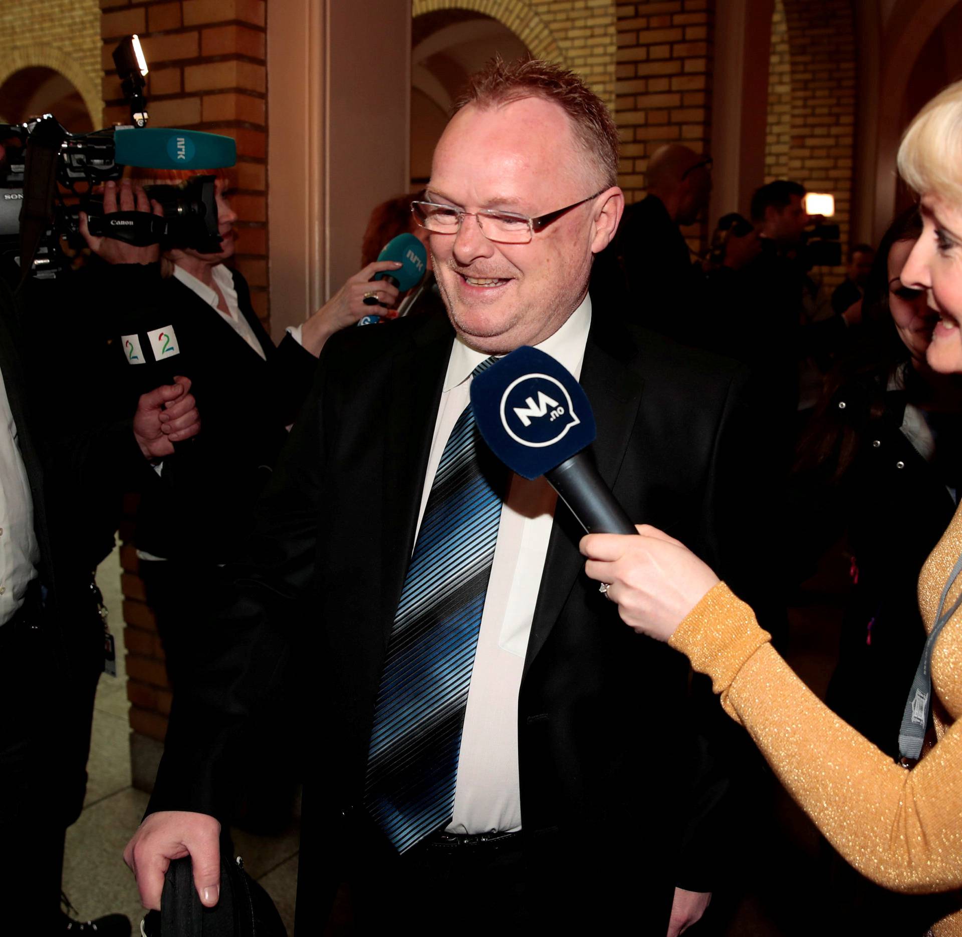 FILE PHOTO: Per Sandberg, named as interim justice minister after the resignation of Sylvi Listhaug, in Oslo