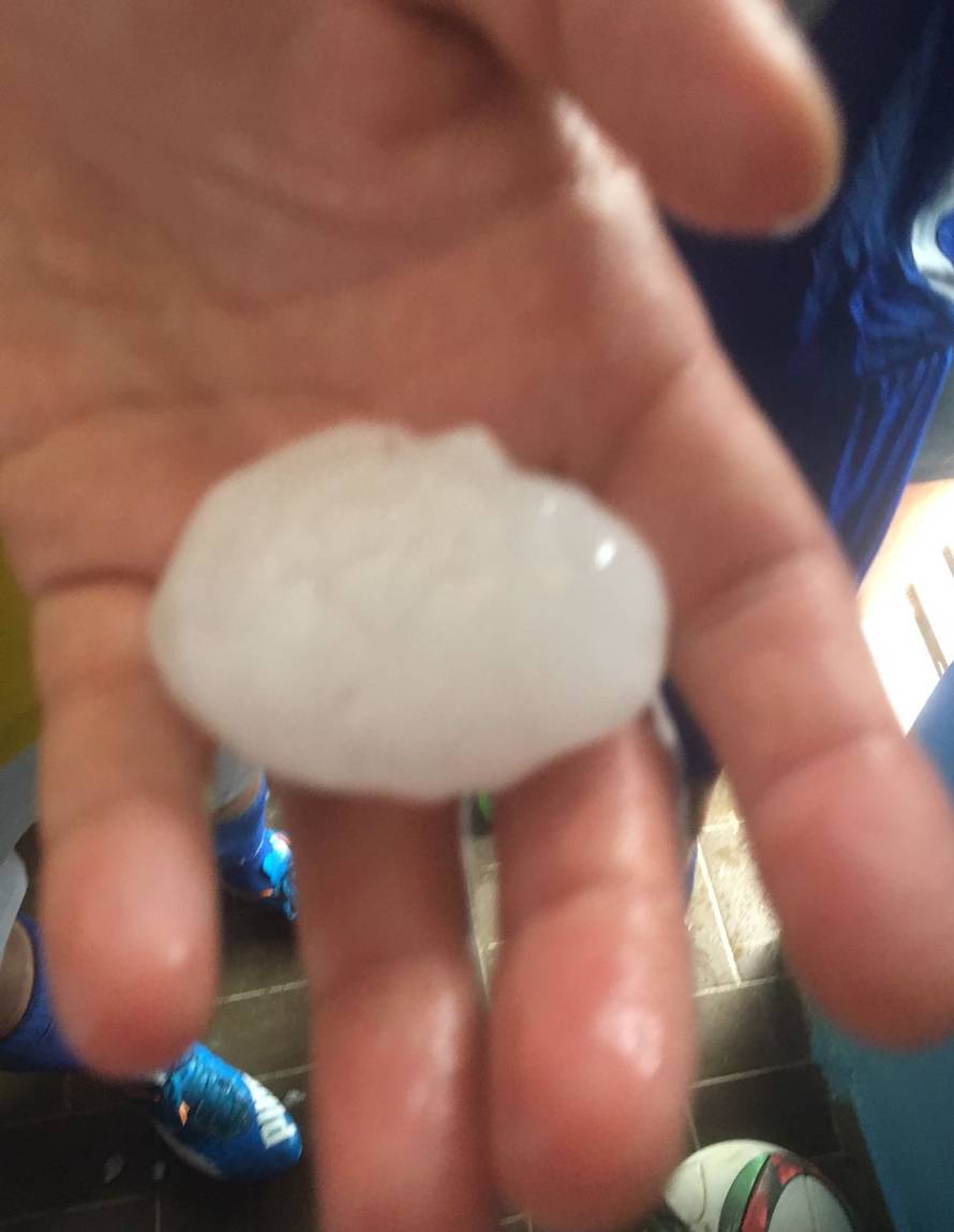 Počelo nevrijeme: U Mariji Bistrici tuča kao golf loptice