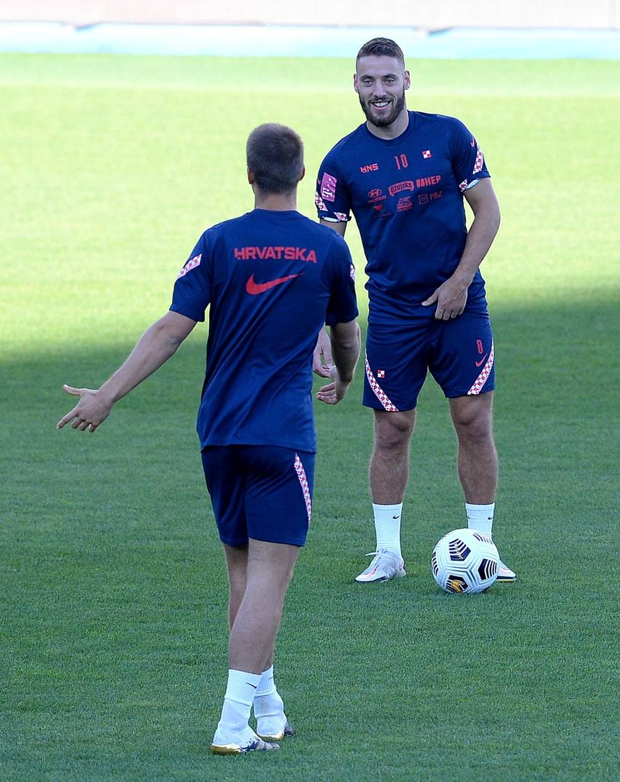 Zagreb: Reprezentativci na treningu uoči susreta u Ligi nacija s Portugalom i Francuskom