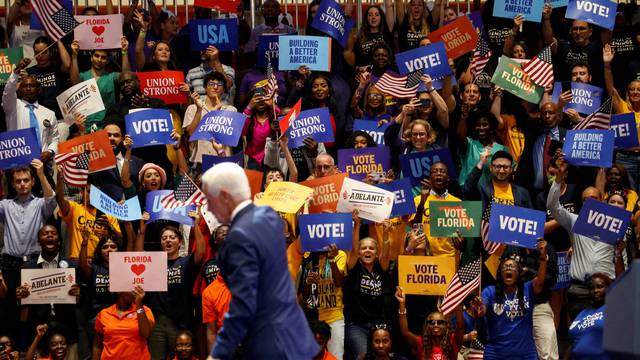 U.S. President Biden campaigns for Democrats ahead of midterms in Florida