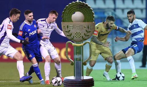 Dinamo na Lokomotivu, Hajduk protiv Osijeka: Evo kad se igra četvrtfinale hrvatskog Kupa