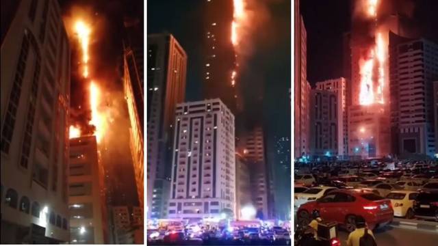 Zastrašujući video: Neboder od 48 katova gorio u Emiratima