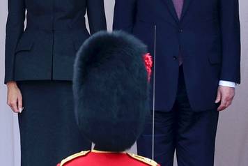 U.S. President Trump makes second state visit to Britain