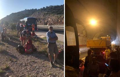 Kvar u tunelu: 'Čekali smo bez klime 45 minuta da izvuku bus'