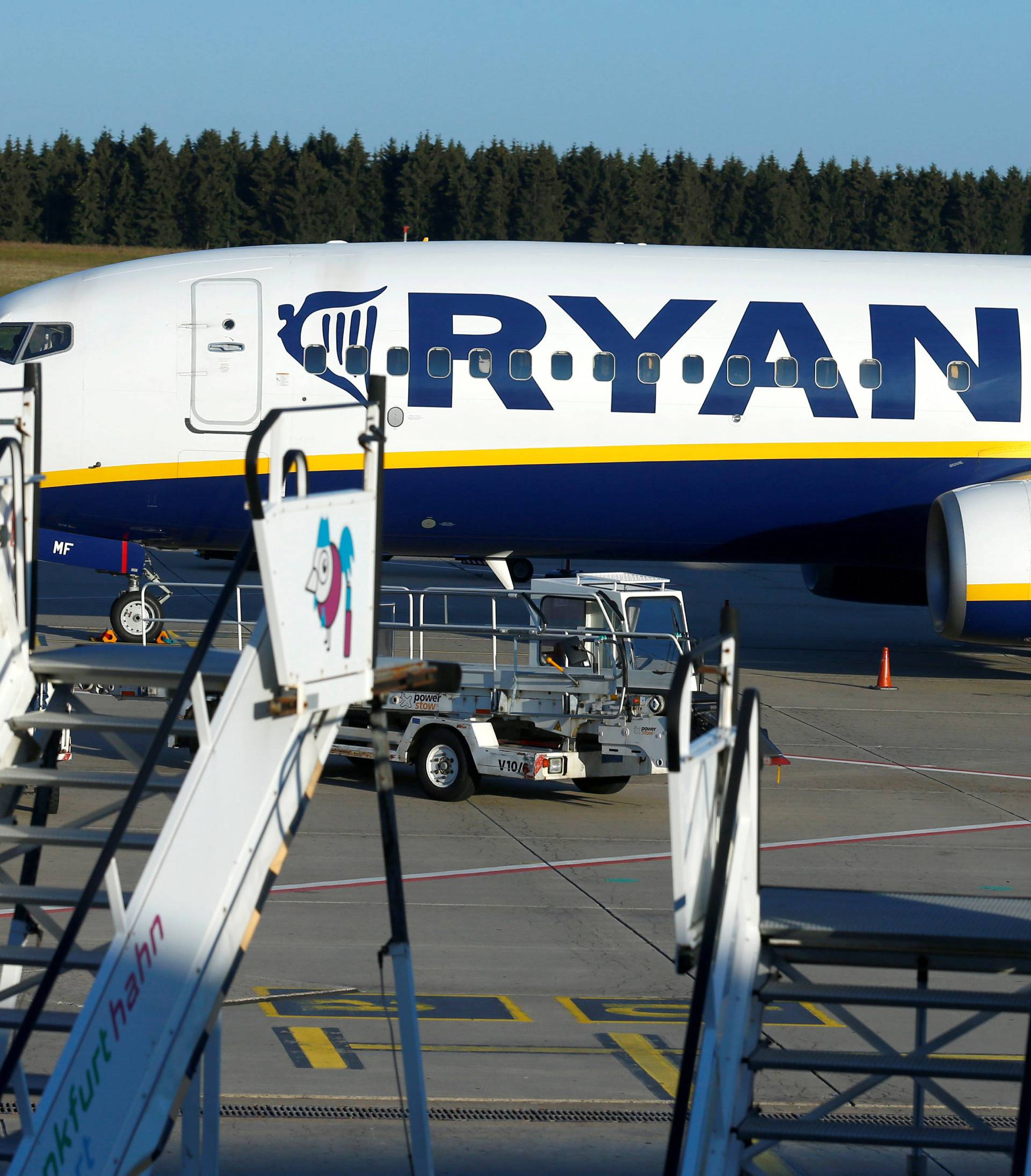 FILE PHOTO: Ryanair pilots and cabin crew stage a 24-hour strike in Germany