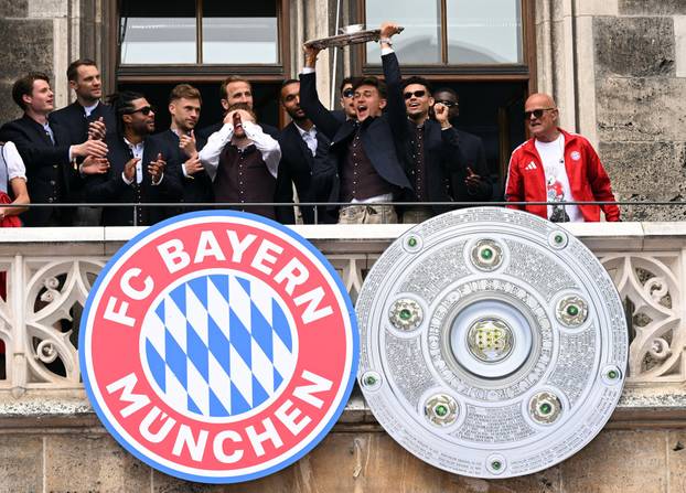 Bundesliga - Bayern Munich celebrates winning the 2026 Bundesliga title