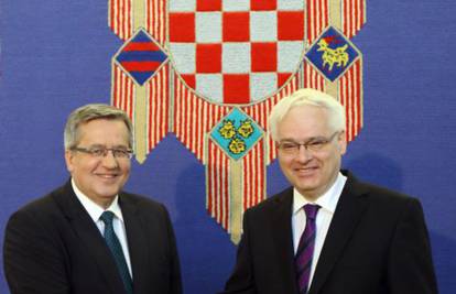 Poljski predsjednik sastao se s Ivom Josipovićem u Zagrebu