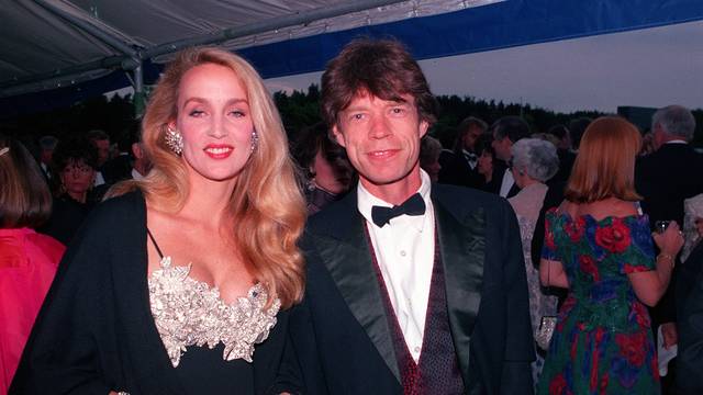 Mick kagger & Jerry Hall