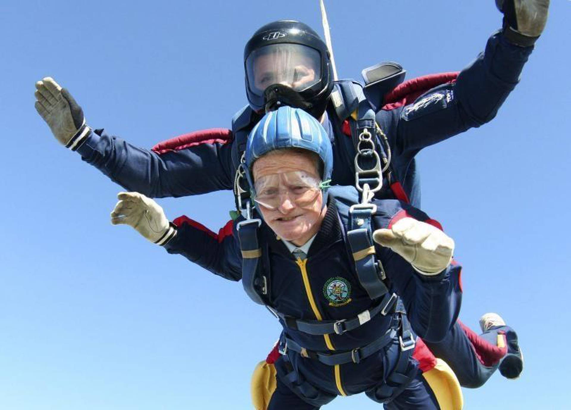 Granny Skydive Fail