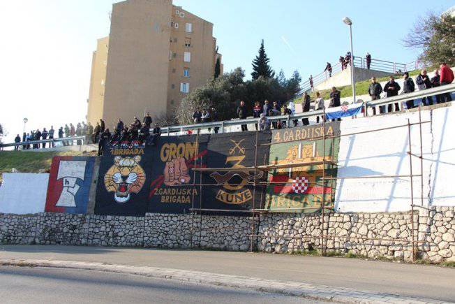 Torcida i branitelji spriječili su prebojavanje grafita  brigada...