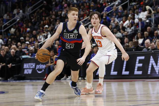NBA: New York Knicks at Detroit Pistons