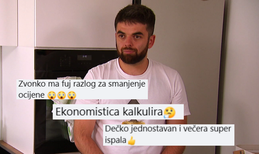 Gledatelji 'Večere za 5' kritizirali Zvonka i Leu: 'Ona kalkulira, a on ima fuj razlog za devetku!'