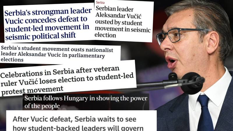 Zapadni mediji o padu Vučića: 'Ovo je veliki politički potres nakon 14 godina dominacije...'