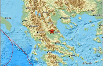 Opet snažan potres u Larisi: Magnituda je 5.9 po Richteru