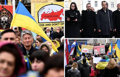 Ukrajinci i prijatelji Ukrajine na zagrebačkom trgu pozvali na nastavak pomoći i podrške