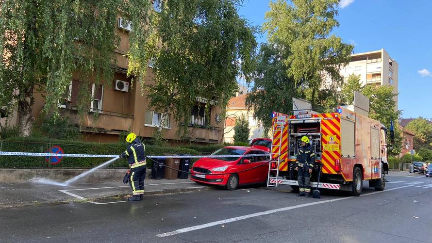 Vjetar je srušio košnicu, a pčelar sakupio pčele i vratio ih unutra