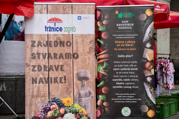 Zagreb: Na Dolcu obilježen Dan hrvatskih tržnica