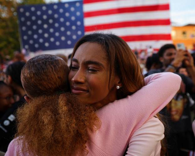 Democratic presidential nominee U.S. Vice President Kamala Harris delivers speech conceding 2024 U.S. Presidential Election to President-elect Trump at Howard University in Washington