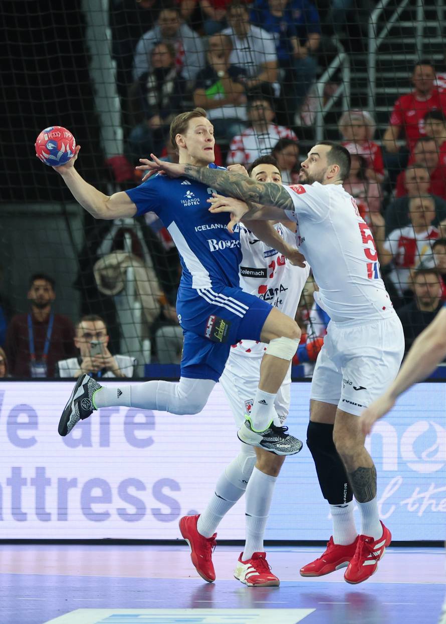 IHF Svjetsko rukometno prvenstvo 2025., Hrvatska - Island