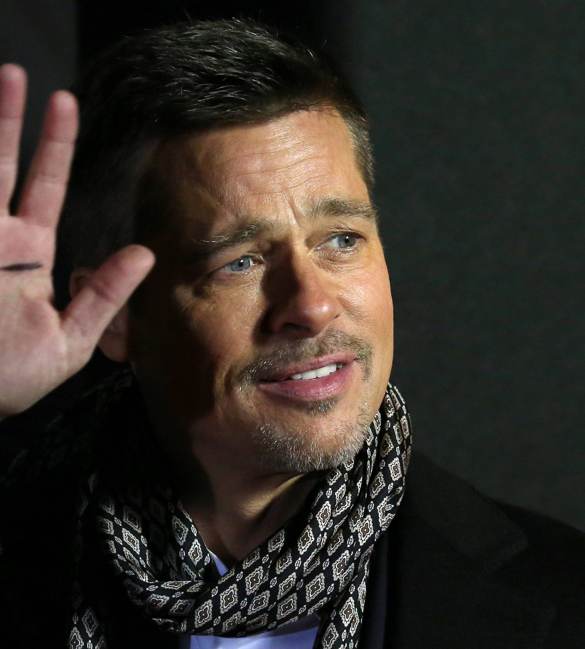 Actor Brad Pitt arrives at the premiere of the film "Allied" in Madrid