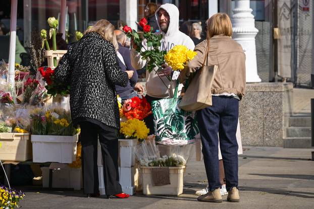Zagreb: Velika ponuda i potražnja cvijeća za Dan žena