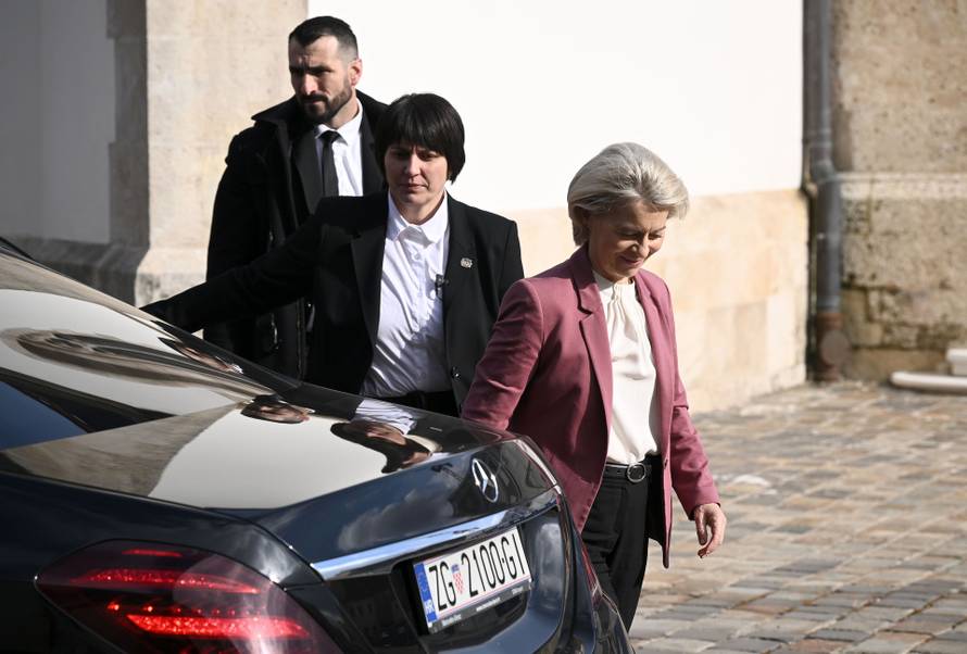 Zagreb: Sastanak predsjednika Vlade Andreja Plenkovica s predsjednicom Europske komisije Ursulom von der Leyen