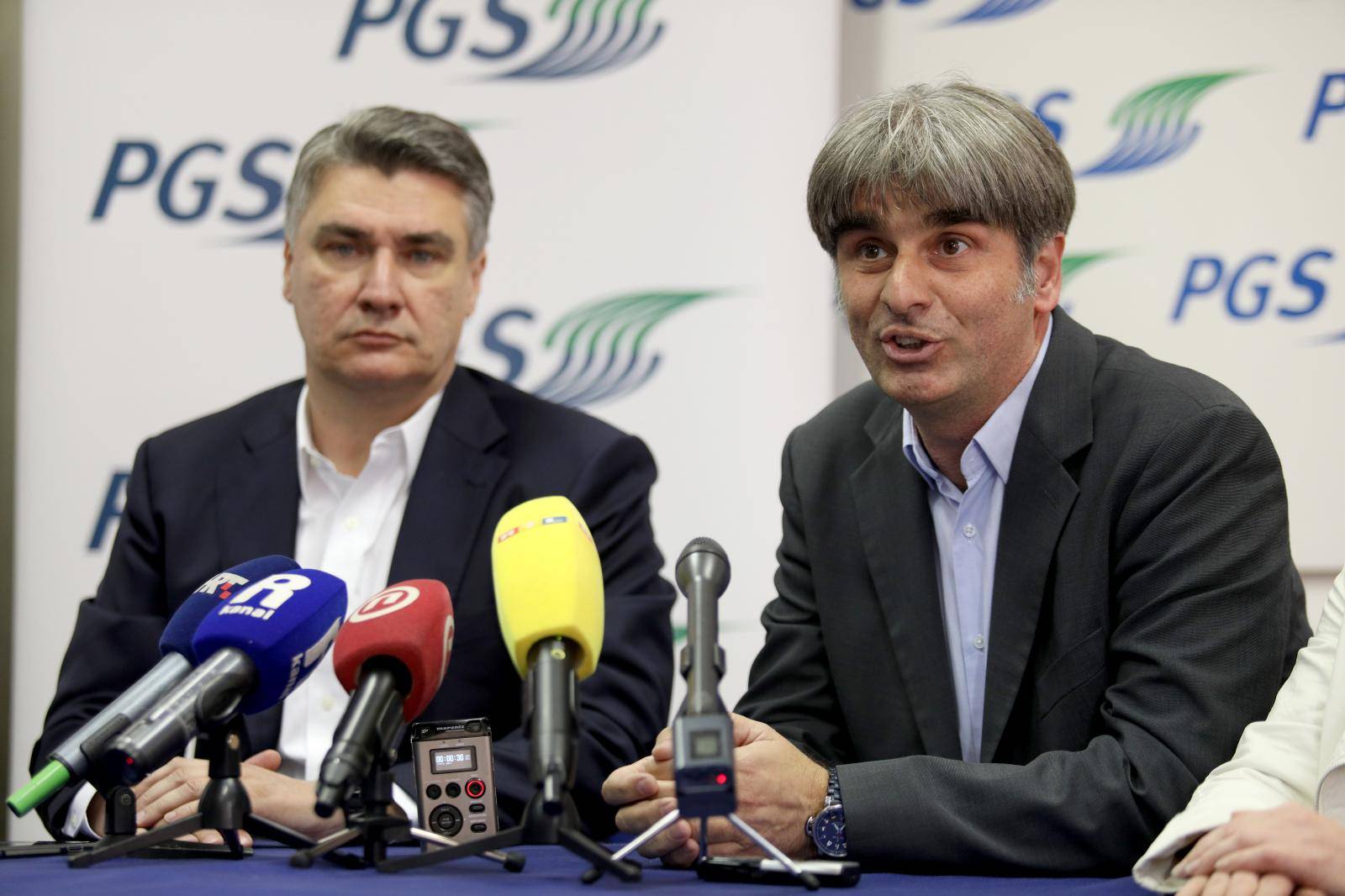 Rijeka: Predsjednicki kandidat Zoran MilanoviÄ sastao se s vodstvom vodstvom PGS-a