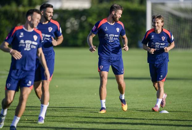 Zagreb: Trening hrvatske nogometne reprezentacije