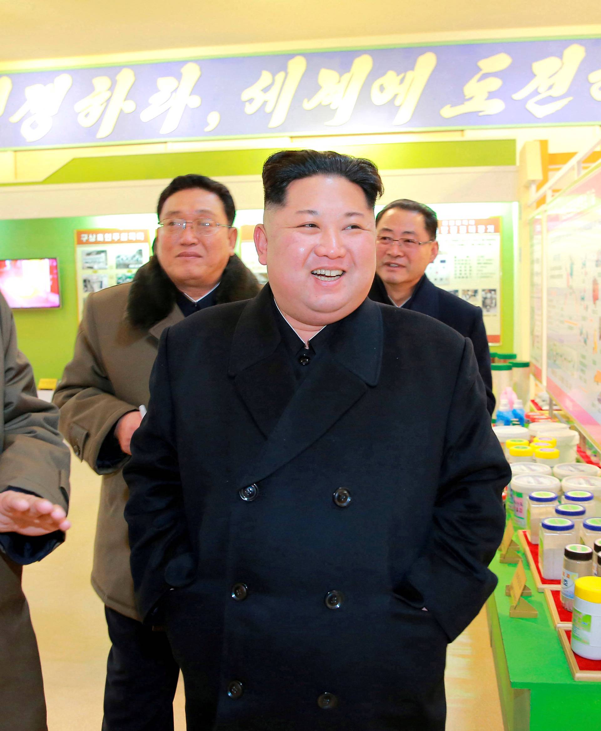 North Korean leader Kim Jong Un visits the national science centre in this photo released by North Korea's Korean Central News Agency (KCNA) in Pyongyang