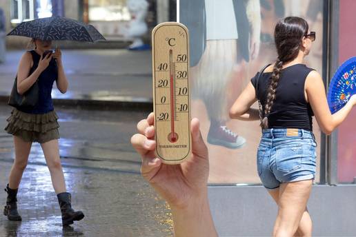 PROGNOZA Danas se 'pr&zcaron;imo' i do 35  &deg;C, a nave&ccaron;er sti&zcaron;e ki&scaron;a?!