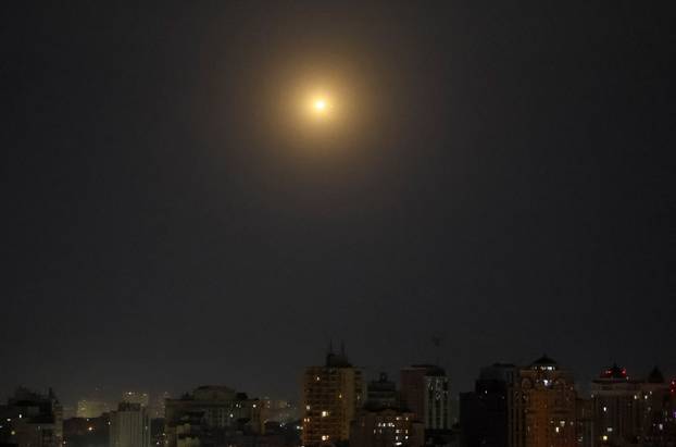 Russian drone strike in Kyiv