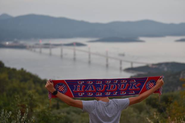 Atmosfera za vrijeme službenog otvorenja Pelješkog mosta 