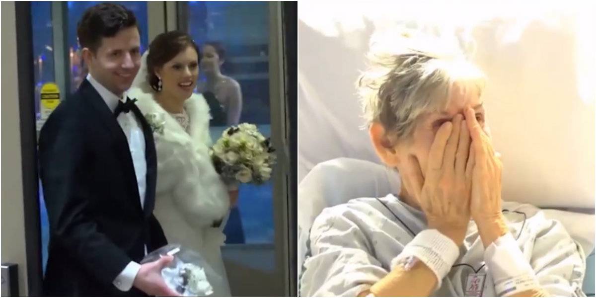 Dirljivo iznenađenje: Mladenci doveli vjenčanje bolesnoj baki