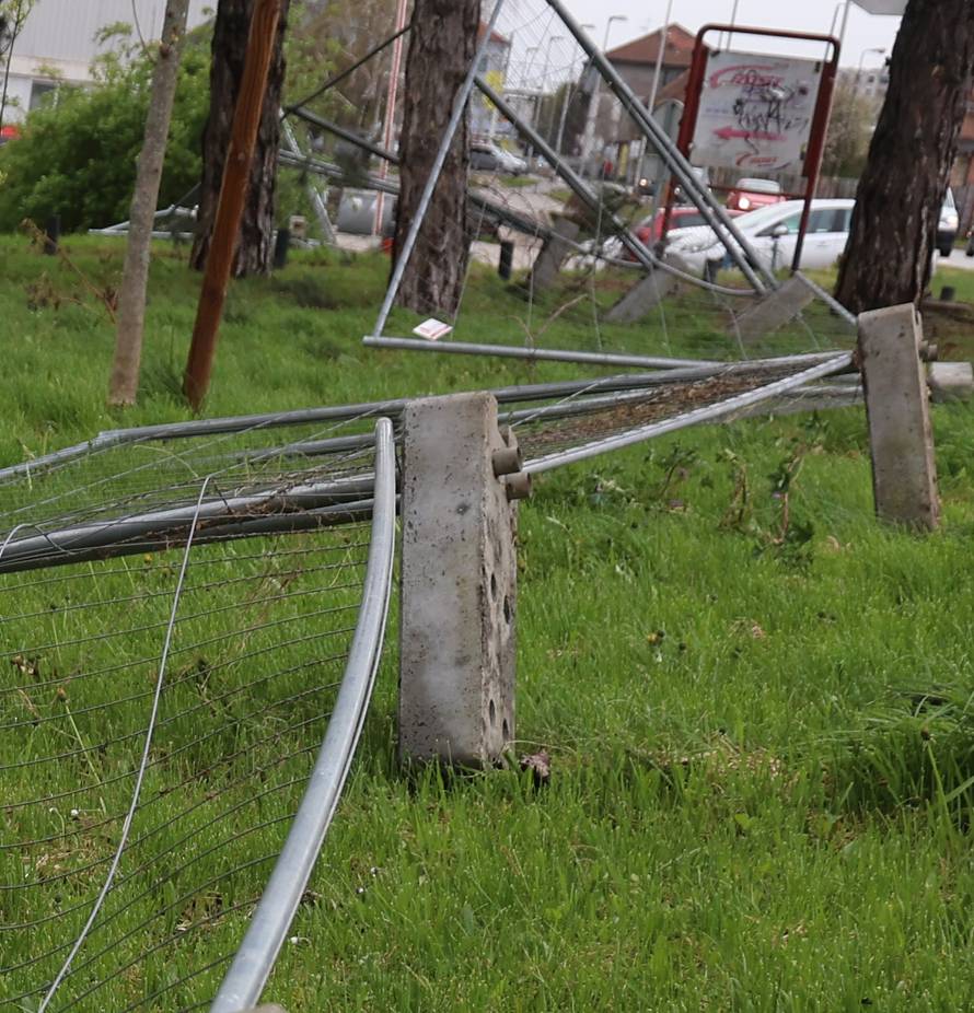 Zagreb: Dom sportova koji se obnavlja oštećen u snažnom nevremenu