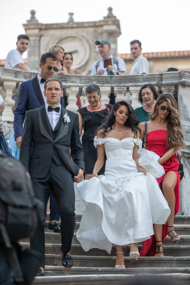 Zrinka Šahurić i Bojan Bogdanović vjenčali su se u Dubrovniku 