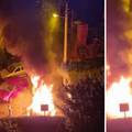 U Zagrebu sinoć izgorio BMW: 'Čulo se nekoliko eksplozija'