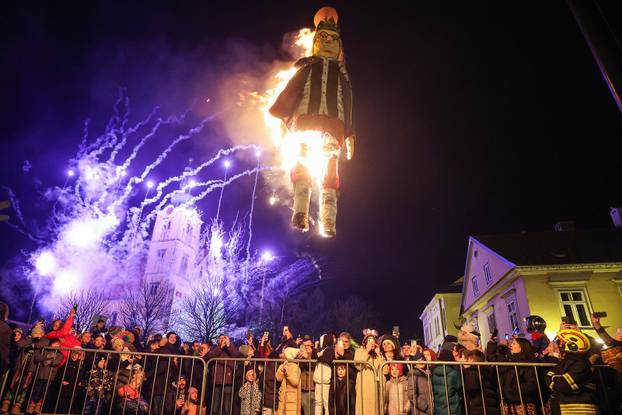 Zatvaranje 200. Samoborskog fašnika spaljivanjem princa Fašnika 