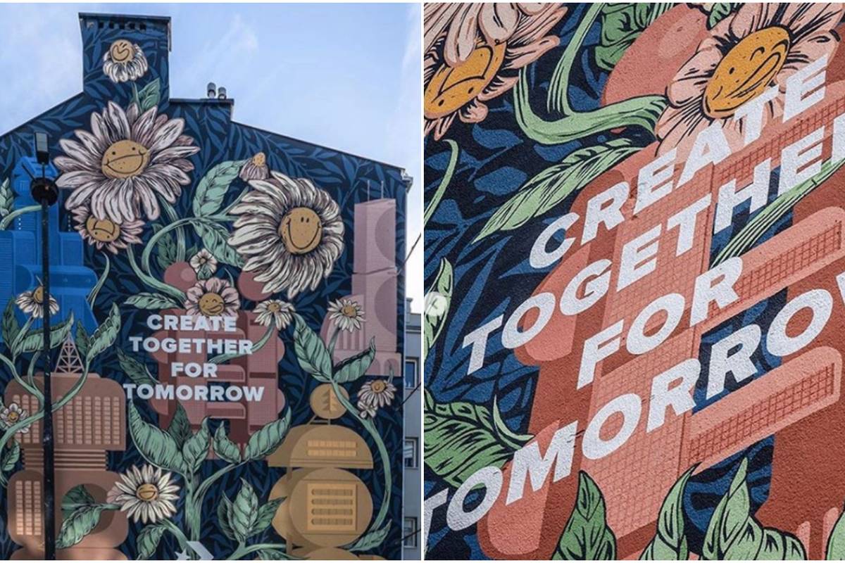 Eko i lijepo rješenje: Mural u Varšavi pročišćava zrak i smog