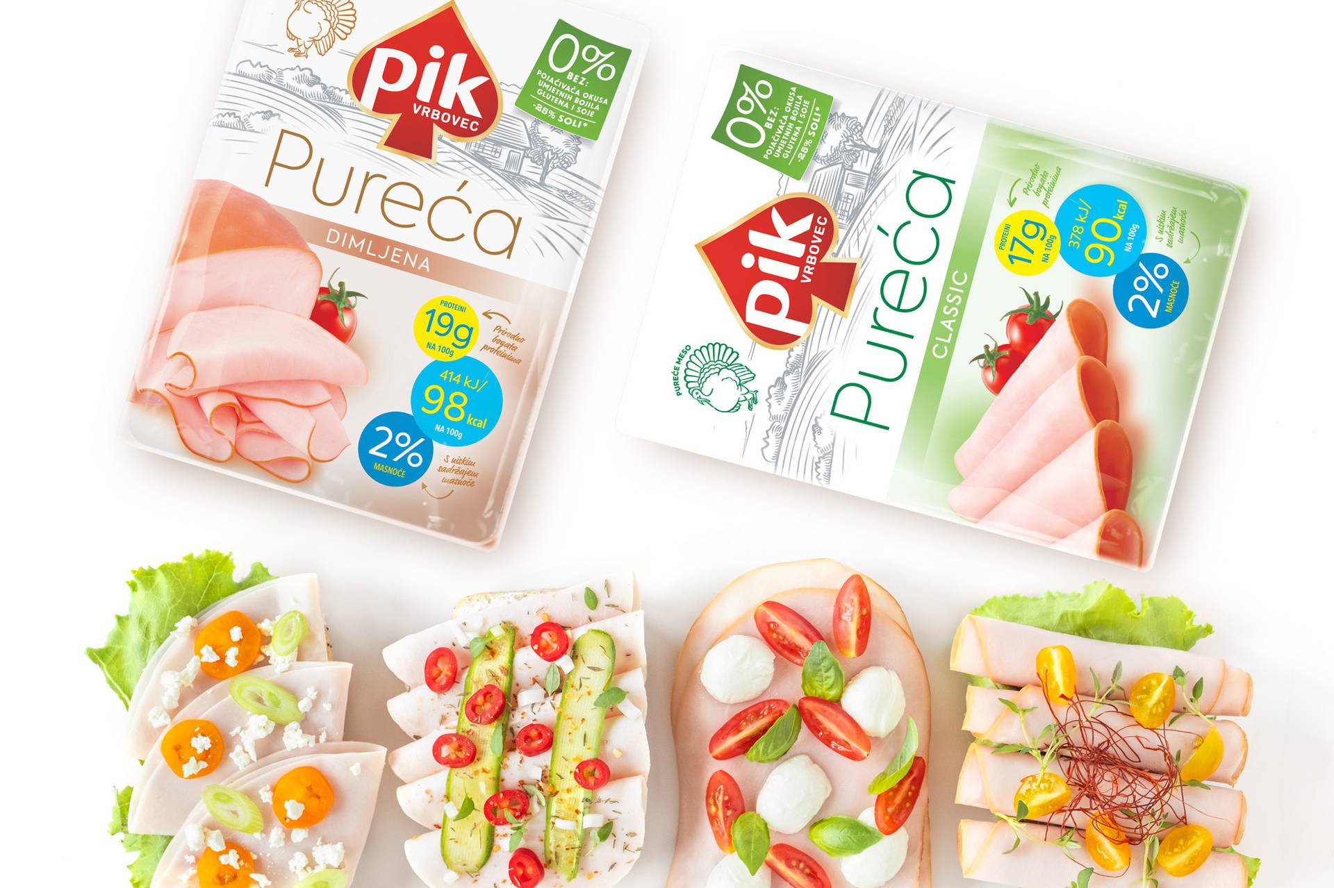 PIK pureće šunke – vrhunski okus puretine prirodno bogate proteinima i s malo kalorija