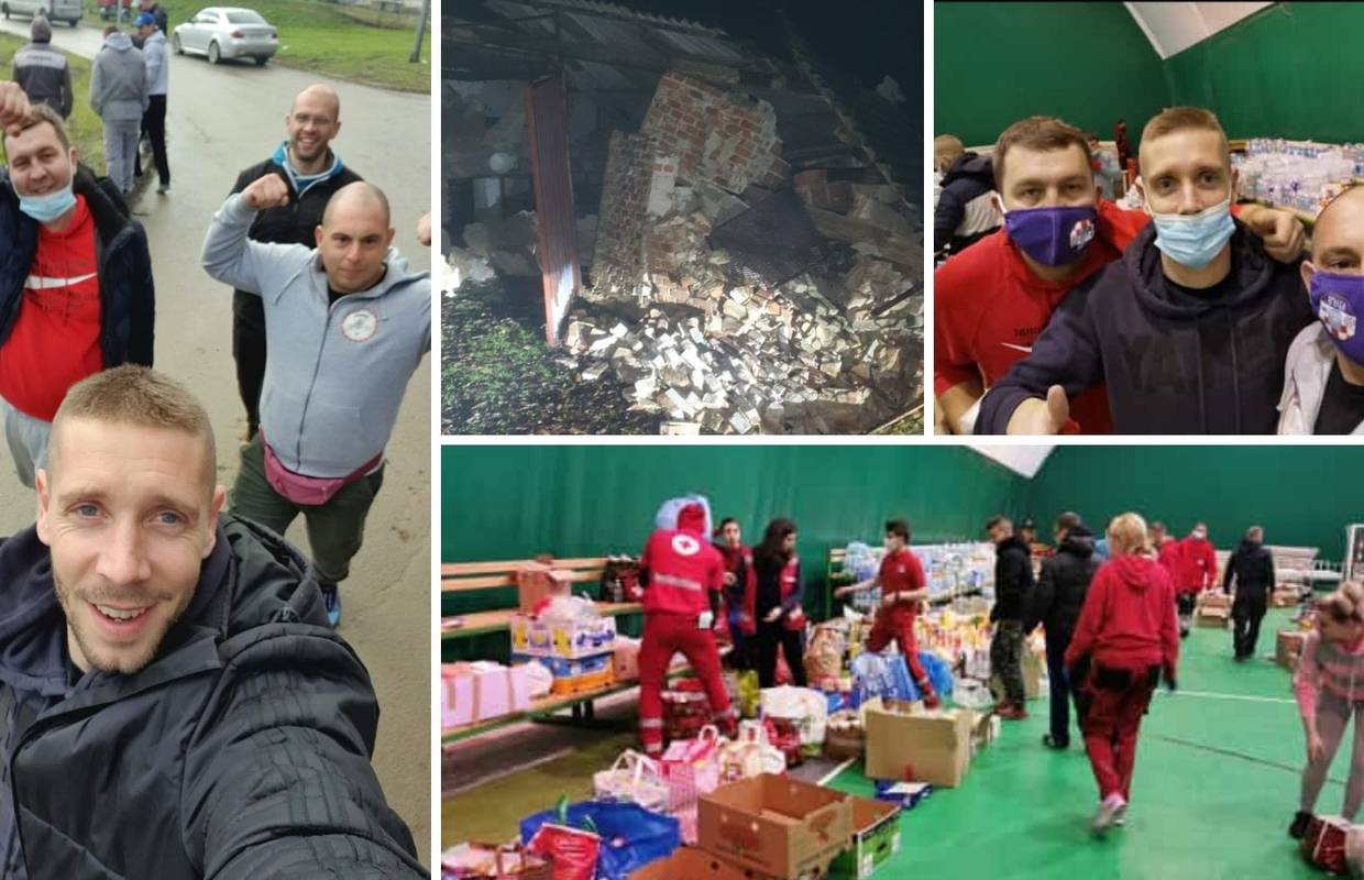 Nogometaš Slavena cijelu noć pomagao u Petrinji: Ljudi su dezorijentirani, u šoku, užas...