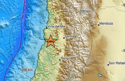 Potres magnitude 5,6 uzdrmao je Čile: 'Učinio mi se još jačim'