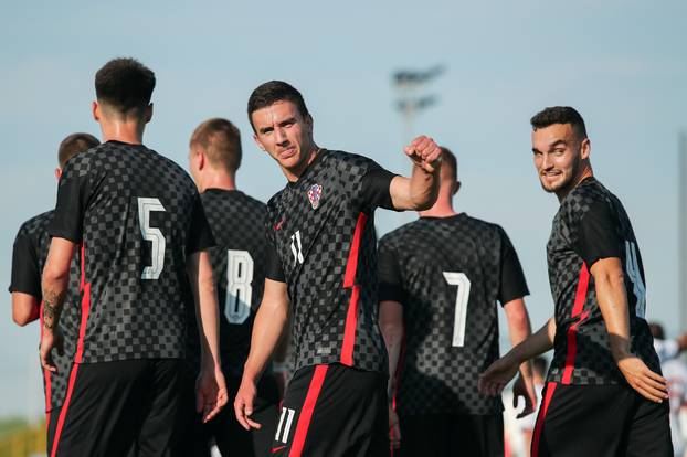 Velika Gorica: Prijateljska nogometna utakmica U-20, Hrvatska - Katar